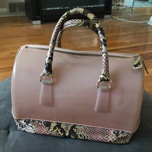 Furla Rubber Candy Python Leather Limited Edition Bag